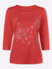 WITT WEIDEN Rundhals-Shirt in erdbeere