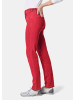 GOLDNER Kurzgröße:  Damen Jeans Slim Fit LOUISA, Stretch in rot