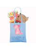 Mr. & Mrs. Panda tote bag Axolotl Niedlich mit Spruch in Sky Blue