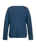 Ulla Popken Sweatshirt in mattes jeansblau