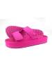 Flip Flop Hausschuh "velcro*flower" in pink