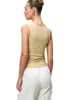Zero  Basic-Top im Glitzer-Look in Double Cream