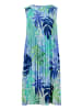 Betty Barclay Plisseekleid ohne Arm in Blau/Grün