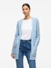Vila Feinstrick Basic Cardigan Stretch mit Taschen VIRIL in Blau-2