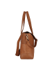 Plevier Edge Aktentasche RFID Schutz Leder 40 cm Laptopfach cognac