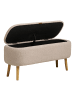 ebuy24 Sitzbank Elsa Beige 37 x 95 cm