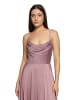 Vera Mont Abendkleid mit Wasserfallausschnitt in Powder Lilac