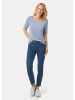 GOLDNER Rundhalsshirt in hellblau