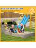 Outsunny Sandkasten in Grau 154L x 80B x 60H cm