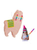 relaxdays 4 x Pinata Lama in Lachsfarben
