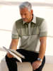 WITT WEIDEN Kurzarm-Poloshirt in beige-oliv