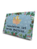 Mr. & Mrs. Panda Tee Adventskalender Fuchs Kanufahren mit Spruch in Eisblau