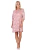 NORMANN Normann Damen Nachthemd fraulich in floralem Design - 88172 in rose