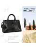 Toscanto Leder Henkeltasche Toscanto Tasche schwarz ca. 40cm