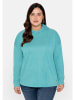 sheego Langarmshirt in aqua