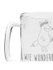 Mr. & Mrs. Panda Seidel Fuchs Blumen mit Spruch in Transparent