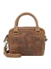 Greenburry Vintage Mini Bag Handtasche Leder 18 cm in brown