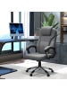 Vinsetto Bürostuhl-66L x 75B x 110-120H cm-Grau