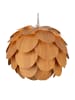 näve Pendelleuchte "FOGLIA" in nußbaum - (L)40 cm x (B)40 cm x (H)110 cm