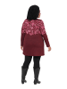 Ulla Popken Longshirt in dunkle beere