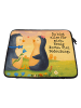 Mr. & Mrs. Panda Laptop Bag Pinguin Pärchen Design mit Spruch in Weiß