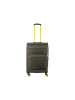 Franky Koffer Gr. M Reisegepäck T27-F Spinner 65er mit Dehnfalte in olive/neongreen