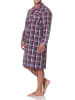 NORMANN Langarm Nachthemd gewebt - 88875 in rot
