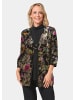 GOLDNER Ausbrennerjacke mit floralem Muster in schwarz / gold / gemustert