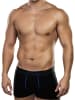 normani 12 x Herren Baumwoll-Boxershorts in Dunkelblau/Hellblau/Türkis