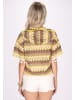 IZIA Damen Hoodie in Gelb Mehrfarbig