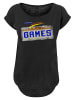 F4NT4STIC Long Cut T-Shirt Retro Gaming California Games Plate in schwarz
