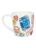 Blond Amsterdam Cappuccino-Becher Muttertag mit Schleife in Bunt - 500 ml