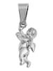 Adeliás Damen Anhänger – Engelanhänger aus Edelstahl in silber