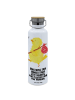 Mr. & Mrs. Panda Trinkflasche Aus Edelstahl Küken Wander mit Spruch in Weiß