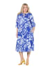 Ulla Popken Midikleid in azurblau