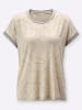 creation L Shirt in sand-champagner-bedruckt
