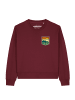wat? Apparel Sweatshirt Good Vibe in Weinrot