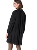 Zero  Chiffonkleid mit Plisseefalten in Black Beauty