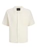 Jack & Jones Gestricktes Polo in Sea Salt