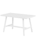 Beliani Esstisch FRATTE in Weiß - (W) 64 x (H) 69 x (L) 120 cm