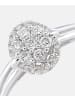 Diamant L'éternel Cluster-Ring aus 375 Weißgold mit 0.3 Karat Diamant