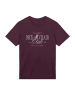 F4NT4STIC T-Shirt Deck Chair Club Knut und Jan in maroon