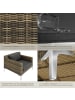 tectake Modulares Rattanset, Dicke des Sitzpolsters 11 cm, 89 x 89 x 72 cm