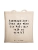 Mr. & Mrs. Panda Shopping Tasche Spruch Augenoptiker Schärfe mit... in Creme