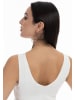 faina Damen Strick Tank Top in Wollweiss