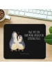 Mr. & Mrs. Panda Mouse Pad Pinguin umarmen mit Spruch in Schwarz