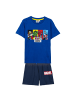 Marvel 2tlg. Outfit T-Shirt & Shorts Marvel Avengers in Blau