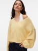 Vero Moda Strickpullover in Pale Banana