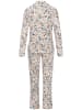 Vivance Active Pyjama in rosa-blau-geblümt