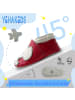 Yihakids Leder-Krabbelschuhe "Elefanten" in Rot
